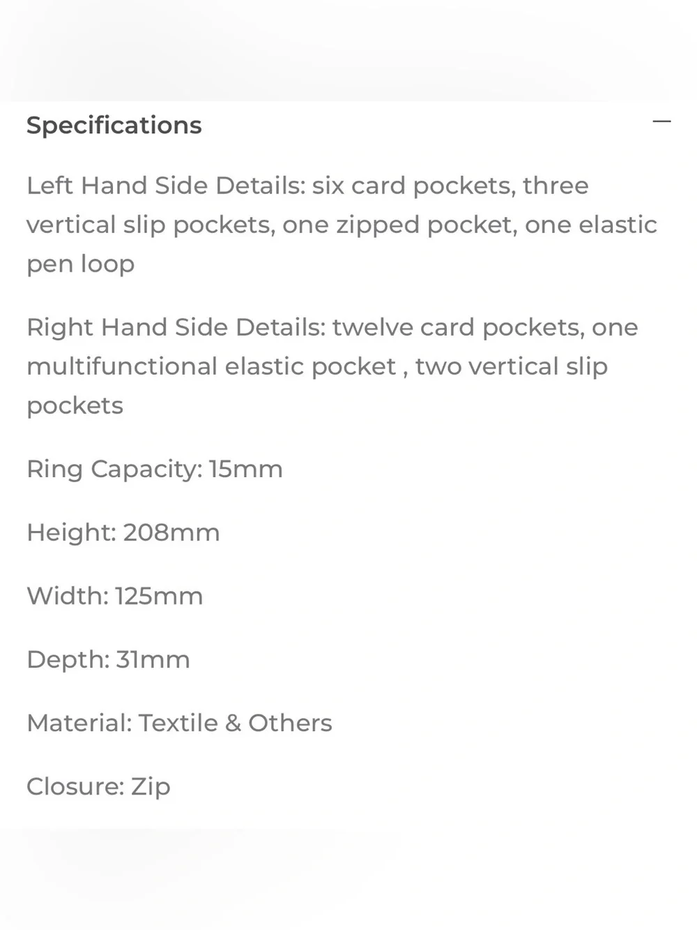 filoFAX slim zip
